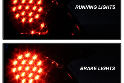 SPYDER Spyder Nissan 350Z 03-05 LED Tail Lights Smoke ALT-YD-N350Z02-LED-SM