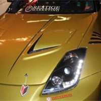 SPYDER Spyder Nissan 350Z 03-05 Projector Headlights Halogen Model Only - DRL Black PRO-YD-N350Z02-DRL-BK - Lights