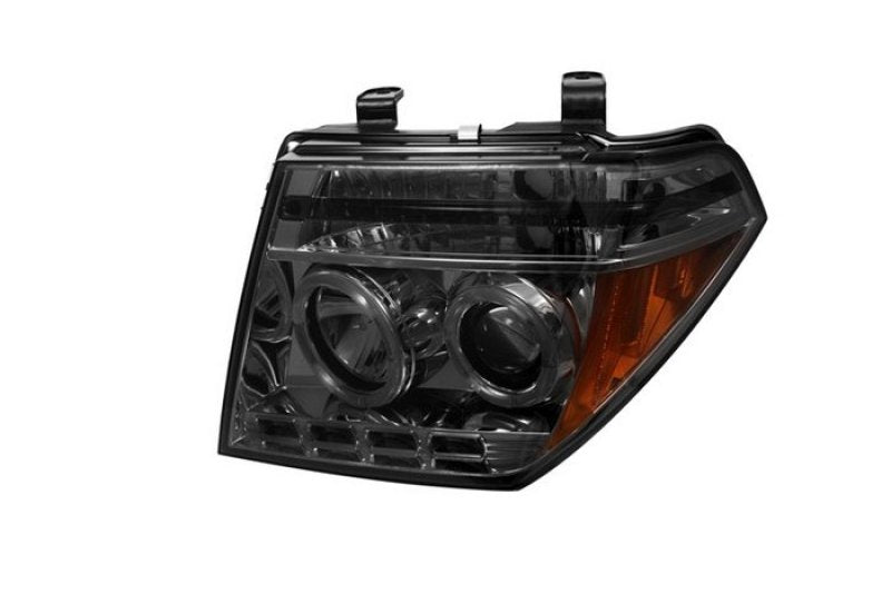 SPYDER Spyder Nissan Frontier 05-08 Projector Headlights LED Halo Smke PRO-YD-NF05-HL-SM - Lights