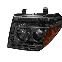 SPYDER Spyder Nissan Frontier 05-08 Projector Headlights LED Halo Smke PRO-YD-NF05-HL-SM - Lights