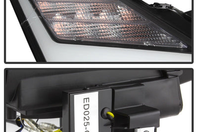 SPYDER Spyder Nissan GTR R35 09-14 - Projector Headlights - DRL LED - Black - Lights