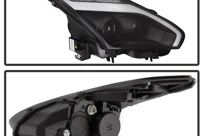SPYDER Spyder Nissan GTR R35 09-14 - Projector Headlights - DRL LED - Black - Lights