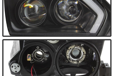 SPYDER Spyder Nissan GTR R35 09-14 - Projector Headlights - DRL LED - Black - Lights