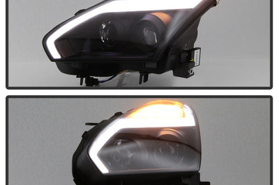 SPYDER Spyder Nissan GTR R35 09-14 - Projector Headlights - DRL LED - Black - Lights