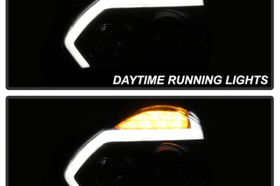 SPYDER Spyder Nissan GTR R35 09-14 - Projector Headlights - DRL LED - Black - Lights