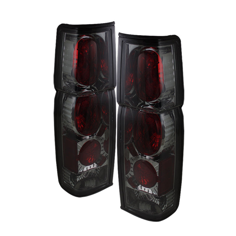SPYDER Spyder Nissan Hardbody 86-97 Euro Style Tail Lights Smoke ALT-YD-NH86-SM
