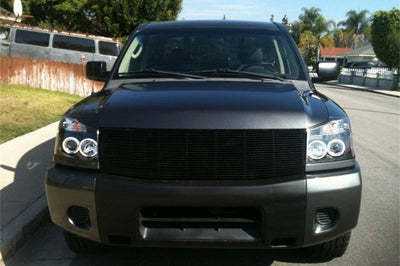 SPYDER Spyder Nissan Titan 04-14/Armada 04-07 Projector Headlights CCFL Halo LED Blk PRO-YD-NTI04-CCFL-BK - Lights