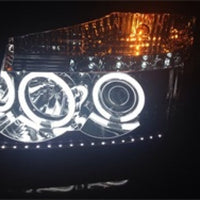 SPYDER Spyder Nissan Titan 04-14/Armada 04-07 Projector Headlights CCFL Halo LED Blk PRO-YD-NTI04-CCFL-BK - Lights