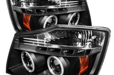 SPYDER Spyder Nissan Titan 04-14/Armada 04-07 Projector Headlights CCFL Halo LED Blk PRO-YD-NTI04-CCFL-BK - Lights