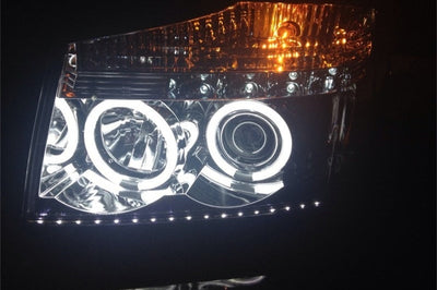 SPYDER Spyder Nissan Titan 04-14/Armada 04-07 Projector Headlights CCFL Halo LED Blk PRO-YD-NTI04-CCFL-BK - Lights