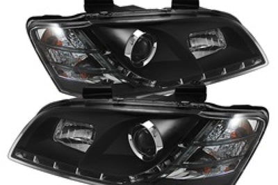 SPYDER Spyder Pontiac G8 08-09 Projector Headlights DRL Black High H1 Low H7 PRO-YD-PG808-DRL-BK - Lights