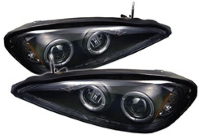 SPYDER Spyder Pontiac Grand AM 99-05 Projector Headlights LED Halo Blk Low 9006 PRO-YD-PGAM99-HL-BK - Lights