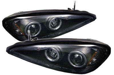 SPYDER Spyder Pontiac Grand AM 99-05 Projector Headlights LED Halo Blk Low 9006 PRO-YD-PGAM99-HL-BK - Lights