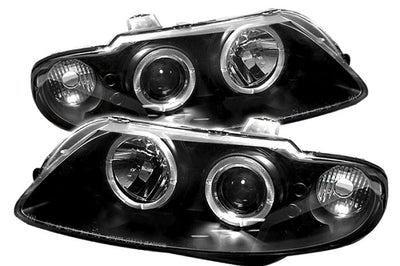 SPYDER Spyder Pontiac GTO 04-06 Projector Headlights LED Halo Black High H1 Low PRO-YD-PGTO04-HL-BK - Lights