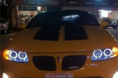 SPYDER Spyder Pontiac GTO 04-06 Projector Headlights LED Halo Black High H1 Low PRO-YD-PGTO04-HL-BK - Lights