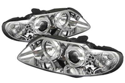 SPYDER Spyder Pontiac GTO 04-06 Projector Headlights LED Halo Chrome High H1 Low PRO-YD-PGTO04-HL-C - Lights