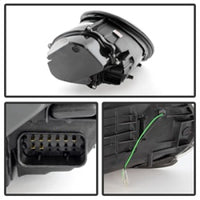 SPYDER Spyder Porsche 911 05-09 Projector Headlights Xenon/HID Model- DRL LED Blk PRO-YD-P99705-HID-DRL-BK - Lights