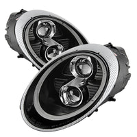 SPYDER Spyder Porsche 911 05-09 Projector Headlights Xenon/HID Model- DRL LED Blk PRO-YD-P99705-HID-DRL-BK - Lights