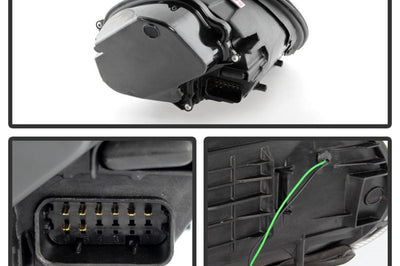 SPYDER Spyder Porsche 911 05-09 Projector Headlights Xenon/HID Model- DRL LED Blk PRO-YD-P99705-HID-DRL-BK - Lights