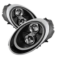 SPYDER Spyder Porsche 911 05-09 Projector Headlights Xenon/HID Model- DRL LED Blk PRO-YD-P99705-HID-DRL-BK - Lights