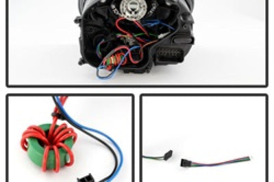 SPYDER Spyder Porsche 911 05-09 Projector Headlights Xenon/HID Model- DRL LED Blk PRO-YD-P99705-HID-DRL-BK - Lights