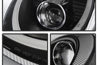 SPYDER Spyder Porsche 911 997 2005-2009 Projector Headlights Halogen Model DRL LED Blk PRO-YD-P99705-DRL-BK - Lights