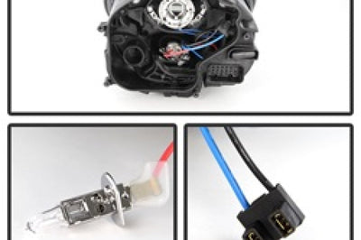 SPYDER Spyder Porsche 911 997 2005-2009 Projector Headlights Halogen Model DRL LED Blk PRO-YD-P99705-DRL-BK - Lights