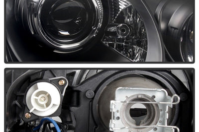 SPYDER Spyder Porsche Cayenne 03-06 Projector Xenon/HID Model- DRL LED Blk PRO-YD-PCAY03-HID-DRL-BK - Lights