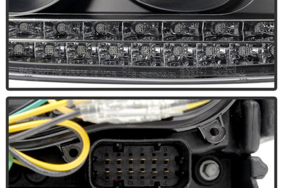SPYDER Spyder Porsche Cayenne 03-06 Projector Xenon/HID Model- DRL LED Blk PRO-YD-PCAY03-HID-DRL-BK - Lights