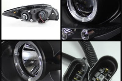 SPYDER Spyder Scion TC 08-10 Projector Headlights LED Halo -Replaceable LEDs Blk PRO-YD-TTC08-HL-BK - Lights
