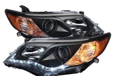 SPYDER Spyder Toyota Camry 12-14 Projector Headlights DRL Blk High 9005 (Not Included PRO-YD-TCAM12-DRL-BK - Lights