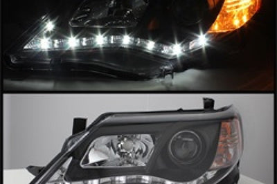 SPYDER Spyder Toyota Camry 12-14 Projector Headlights DRL Blk High 9005 (Not Included PRO-YD-TCAM12-DRL-BK - Lights