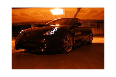 SPYDER Spyder Toyota Celica 00-05 Projector Headlights LED Halo DRL Blk High H1 Low PRO-YD-TCEL00-LED-BK - Lights