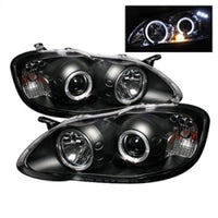 SPYDER Spyder Toyota Corolla 03-08 Projector Headlights LED Halo- Blk - Low H1 PRO-YD-TC03-HL-BK - Lights