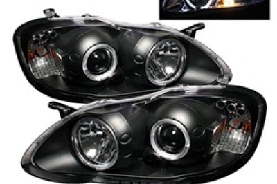 SPYDER Spyder Toyota Corolla 03-08 Projector Headlights LED Halo- Blk - Low H1 PRO-YD-TC03-HL-BK - Lights