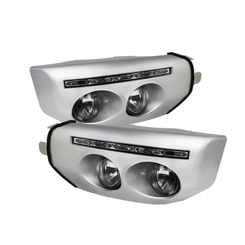 SPYDER Spyder Toyota FJ Cruiser 07-14 Fog Lights W LED Daytime Running w/swch- Clear FL-DRL-TFJ07-C