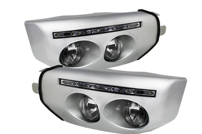 SPYDER Spyder Toyota FJ Cruiser 07-14 Fog Lights W LED Daytime Running w/swch- Clear FL-DRL-TFJ07-C