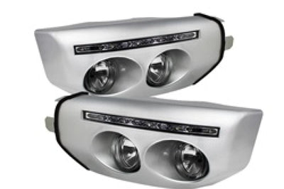SPYDER Spyder Toyota FJ Cruiser 07-14 Fog Lights W LED Daytime Running w/swch- Clear FL-DRL-TFJ07-C