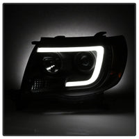 SPYDER Spyder Toyota Tacoma 05-11 Projector Headlights - Light Bar DRL - Black PRO-YD-TT05V2-LB-BK - Lights