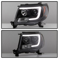 SPYDER Spyder Toyota Tacoma 05-11 Projector Headlights - Light Bar DRL - Black PRO-YD-TT05V2-LB-BK - Lights