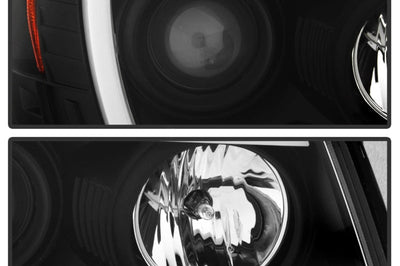 SPYDER Spyder Toyota Tacoma 05-11 Projector Headlights - Light Bar DRL - Black PRO-YD-TT05V2-LB-BK - Lights