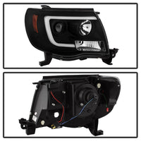 SPYDER Spyder Toyota Tacoma 05-11 Projector Headlights - Light Bar DRL - Black PRO-YD-TT05V2-LB-BK - Lights