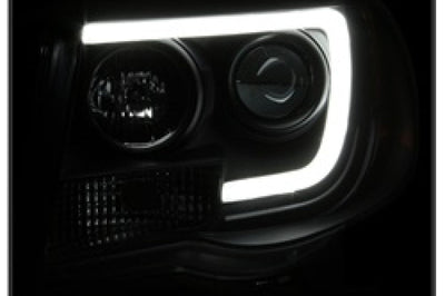 SPYDER Spyder Toyota Tacoma 05-11 Projector Headlights - Light Bar DRL - Black PRO-YD-TT05V2-LB-BK - Lights