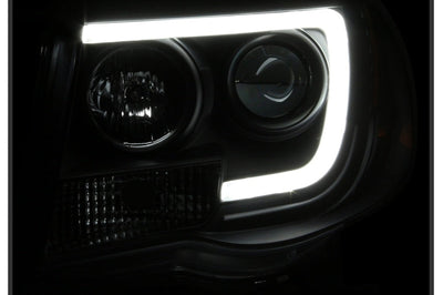 SPYDER Spyder Toyota Tacoma 05-11 Projector Headlights - Light Bar DRL - Black PRO-YD-TT05V2-LB-BK - Lights