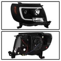 SPYDER Spyder Toyota Tacoma 05-11 Projector Headlights - Light Bar DRL - Black PRO-YD-TT05V2-LB-BK - Lights
