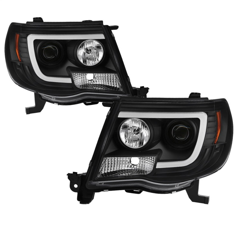 SPYDER Spyder Toyota Tacoma 05-11 Projector Headlights - Light Bar DRL - Black PRO-YD-TT05V2-LB-BK - Lights
