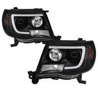 SPYDER Spyder Toyota Tacoma 05-11 Projector Headlights - Light Bar DRL - Black PRO-YD-TT05V2-LB-BK - Lights