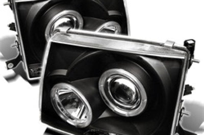 SPYDER Spyder Toyota Tacoma 97-00 Projector Headlights LED Halo Black High H1 Low PRO-YD-TT97-HL-BK - Lights