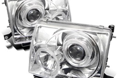 SPYDER Spyder Toyota Tacoma 97-00 Projector Headlights LED Halo Chrome High H1 Low PRO-YD-TT97-HL-C - Lights