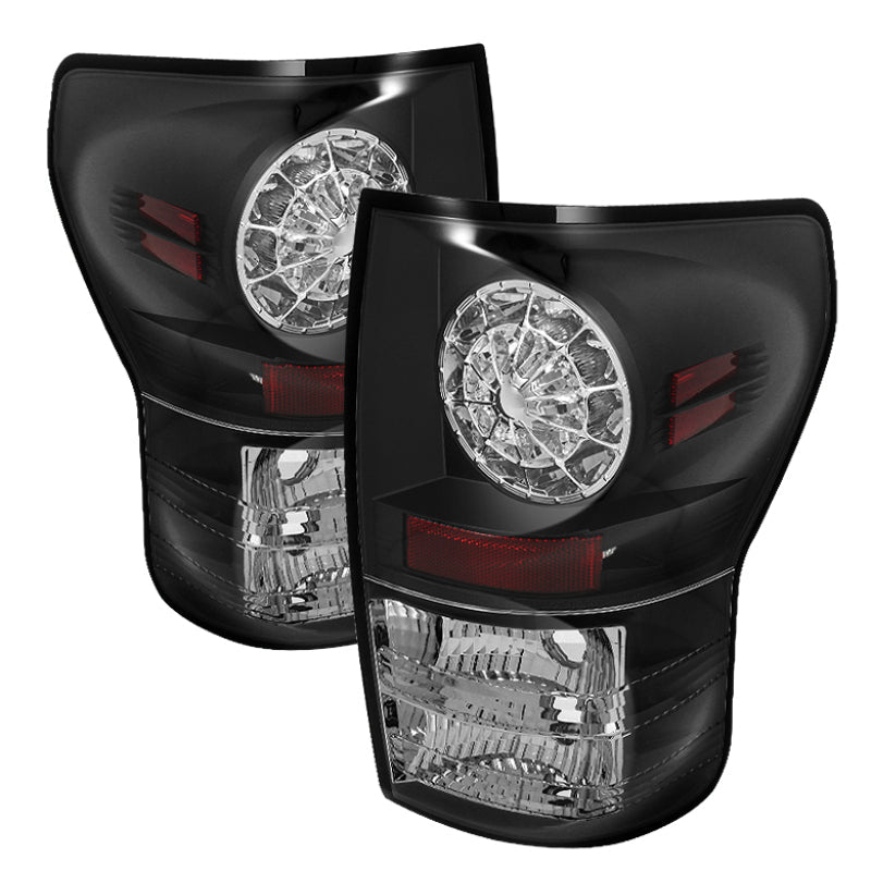 SPYDER Spyder Toyota Tundra 07-13 LED Tail lights Black ALT-YD-TTU07-LED-BK - Lights